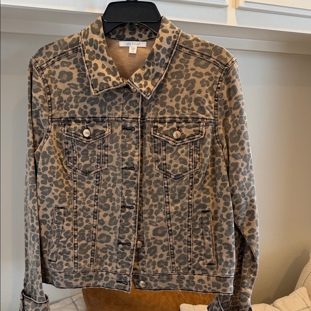 STS Blue Animal Print Jean Jacket